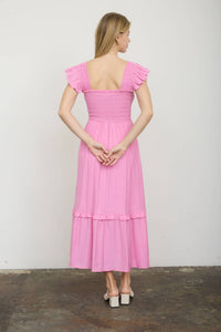 Pink Paradise Midi Dress