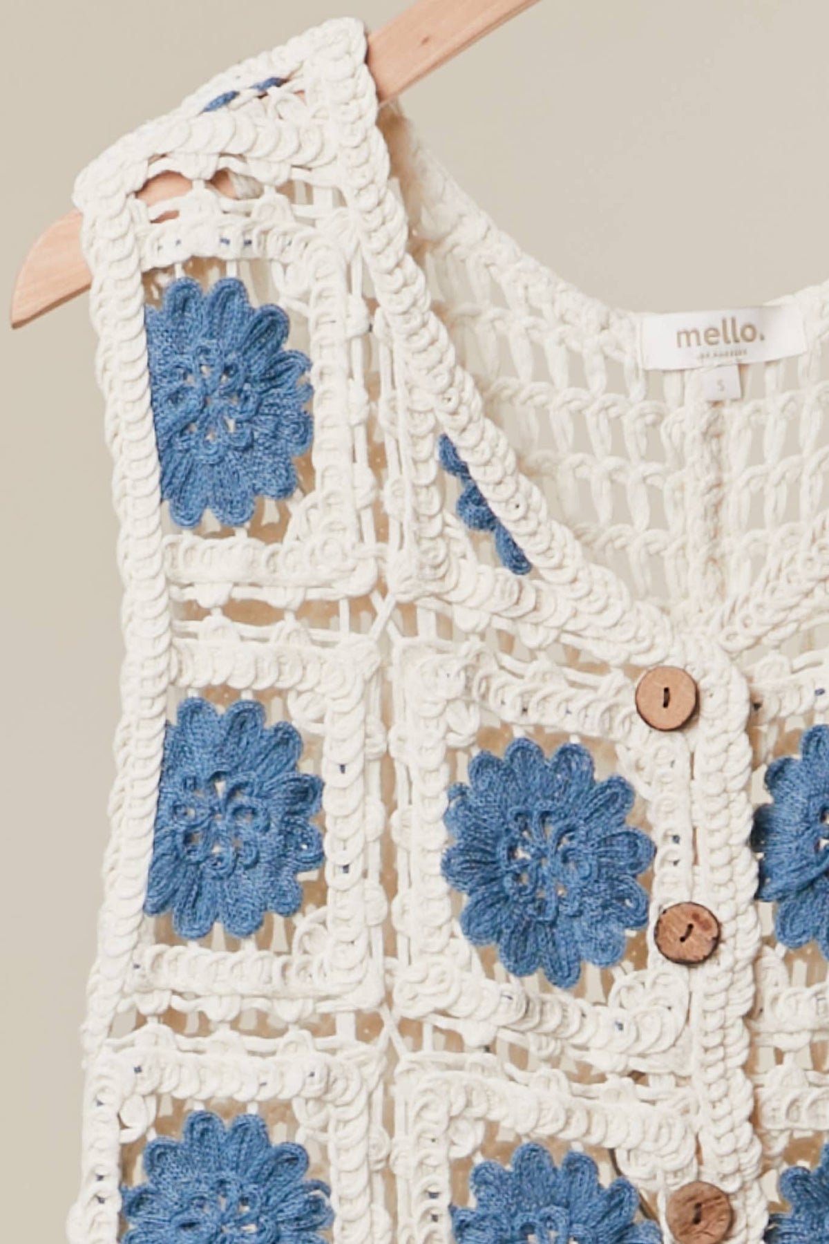 Mello Crochet Tank Sweater